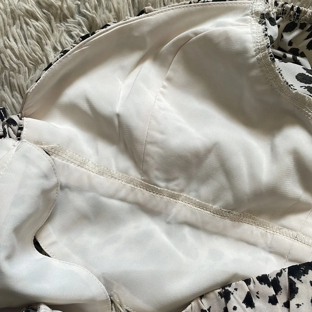 Cow Print Crop Top - Picture 4 of 5